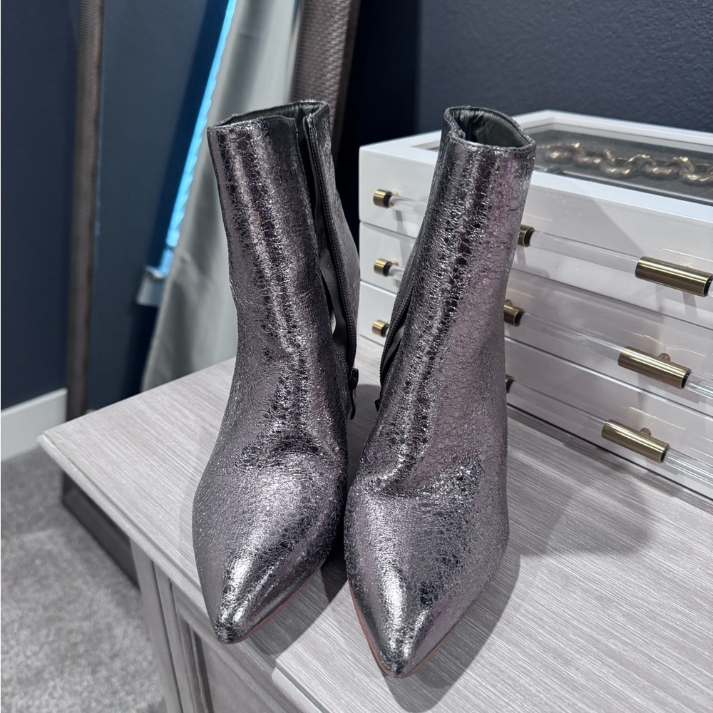 ShuShop Silver Booties